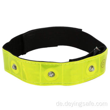 Reflektierendes Armband mit LED-Lichtern in der Seite